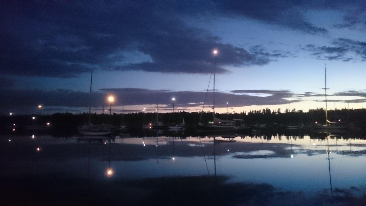 Eggemogin Reach regata by night 